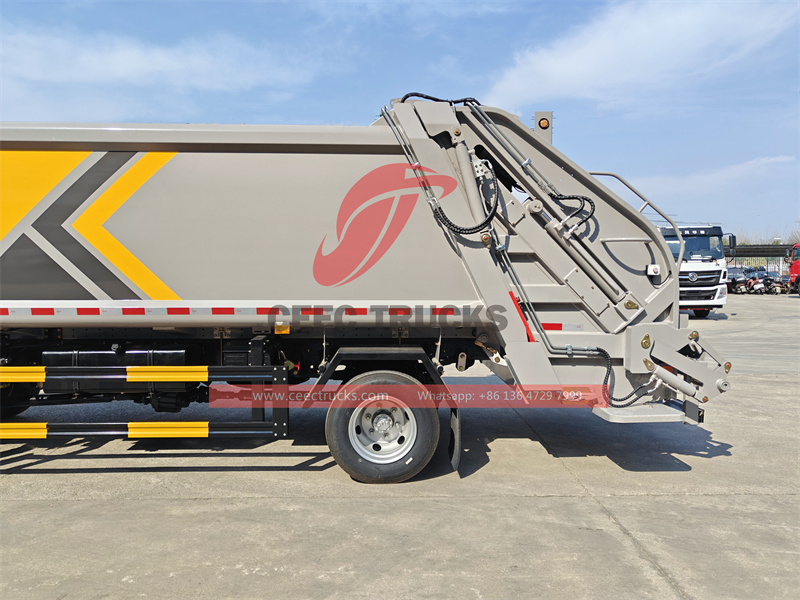 ISUZU NPR off-road garbage rear loader truck