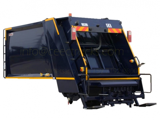 european standard 6m³ refuse compressor truck upper body