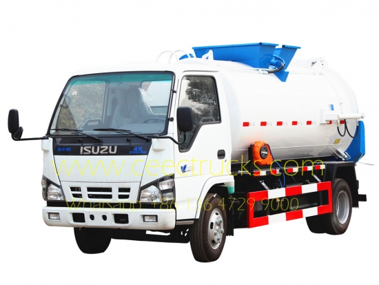 ISUZU 4,000L Kitchen garbage tanker truck - CEEC Trucks