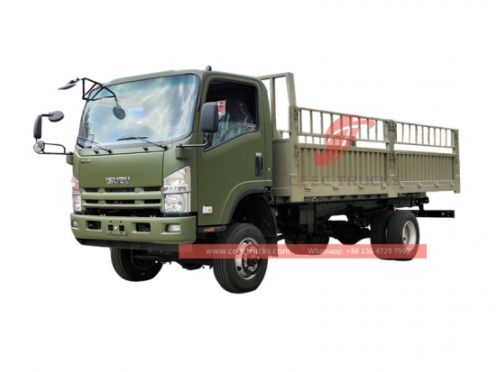 ISUZU 4×4 Military flat body truck made in China