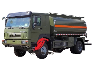 Howo 4x4 drive military mobile diesel bowser - CEEC