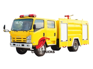 Isuzu diesel engine police fire truck