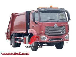 Howo 12 cbm dumpster compactor truck - CEEC