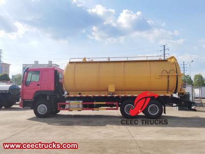 Howo 20,000 liters sewage cleaning truck