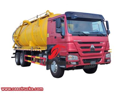 Howo 20,000 liters sewage cleaning truck