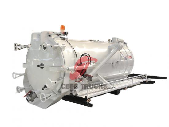 5,000 liters vacuum pump tanker body