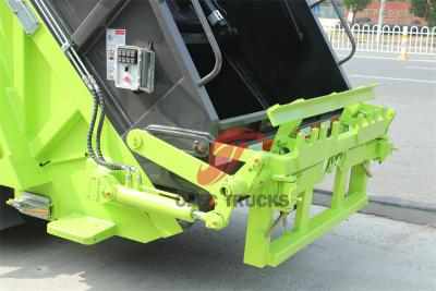 Trash compactor made by Isuzu trucks