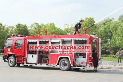 Rescue Fire Truck made by Isuzu FTR chassis