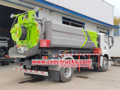 ISUZU 12000L combination sewer truck for sale