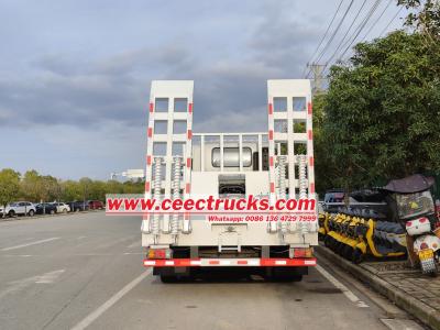 Isuzu giga Excavator Transport Stock Photos