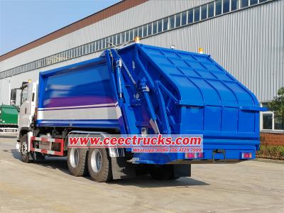 Philippine Isuzu 20 cbm rear loader garbage truck