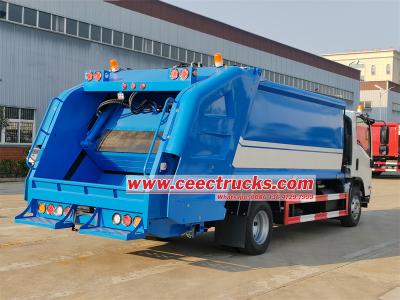 Isuzu ELF cabin rear loader compactor truck