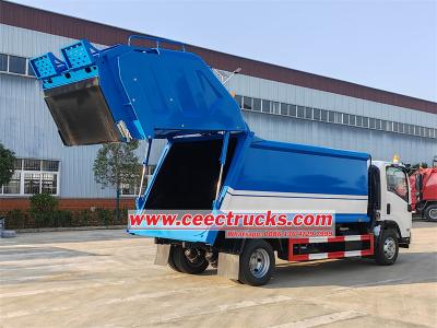 Isuzu ELF cabin rear loader compactor truck