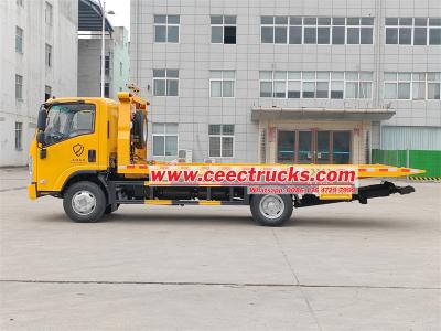 Isuzu ELF 5 Ton recovery crane flatbed road rescue truck