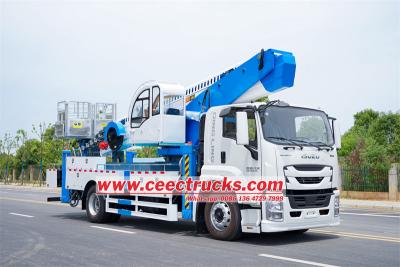 Isuzu mobile 45 meter safe aerial platform truck