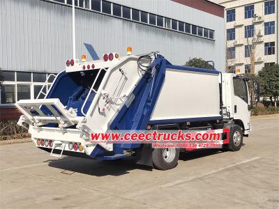 Isuzu Electricity 4x2 garbage compactor truck