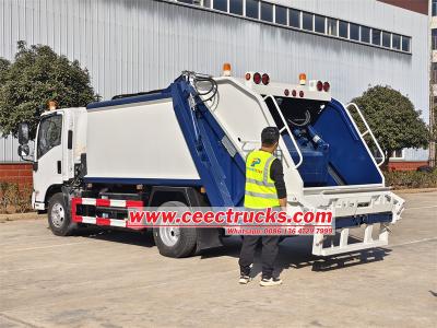 Isuzu Electricity 4x2 garbage compactor truck