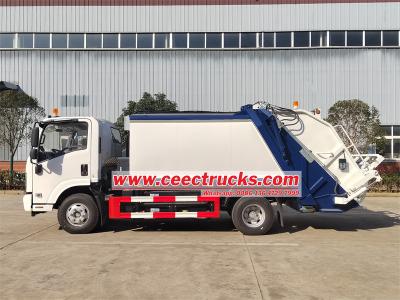 Isuzu Electricity 4x2 garbage compactor truck