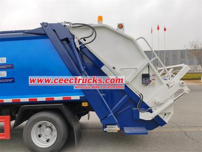 Isuzu 10 cbm automatic rear loader garbage truck