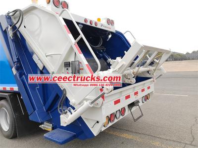 Isuzu 10 cbm automatic rear loader garbage truck