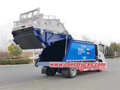 Isuzu 10 cbm automatic rear loader garbage truck