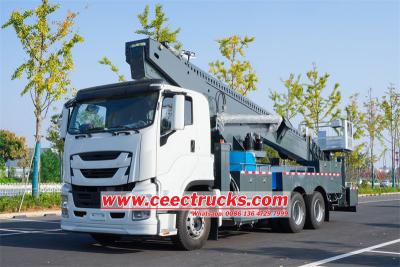 Isuzu 56 meter manlift hydraulic platform truck