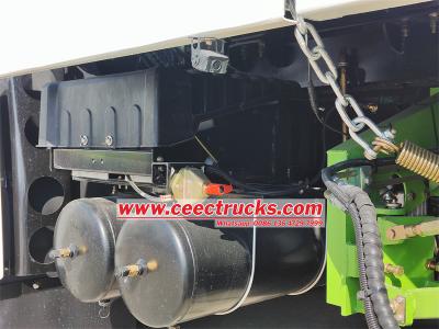 Isuzu 12 cbm mechanical vacuum sweeper truck