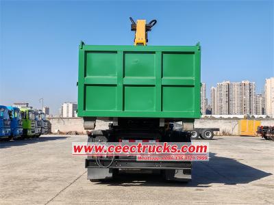 Isuzu 18 T hook lift garbage loader with hydraulic crane