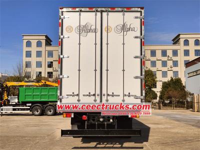 Isuzu 8x4 refrigerated reefer box truck