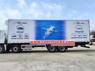 Isuzu 8x4 refrigerated reefer box truck