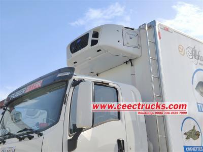 Isuzu 8x4 refrigerated reefer box truck