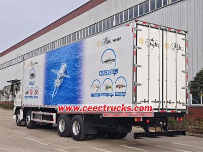 Isuzu 8x4 refrigerated reefer box truck