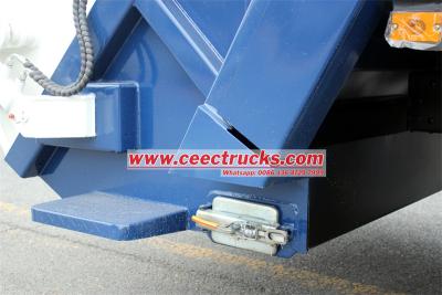 Isuzu ELF automatic rear loader garbage truck