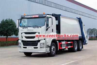 ISUZU GIGA 380HP rear loader packer garbage truck