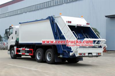 ISUZU GIGA 380HP rear loader packer garbage truck