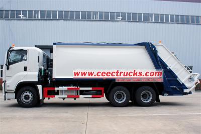 ISUZU GIGA 380HP rear loader packer garbage truck