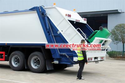 ISUZU GIGA 380HP rear loader packer garbage truck