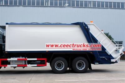 ISUZU GIGA 380HP rear loader packer garbage truck