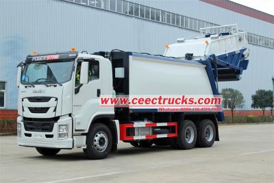 ISUZU GIGA 380HP rear loader packer garbage truck