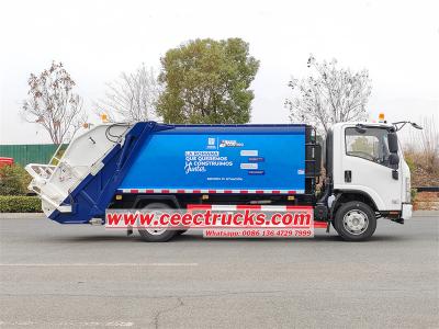 Isuzu 10 yard rear lift garbage truck