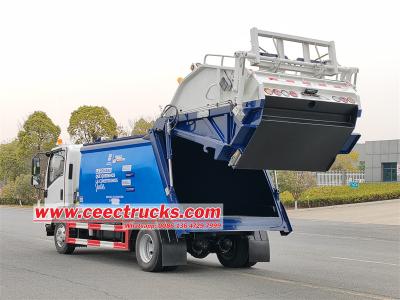 Isuzu 10 yard rear lift garbage truck