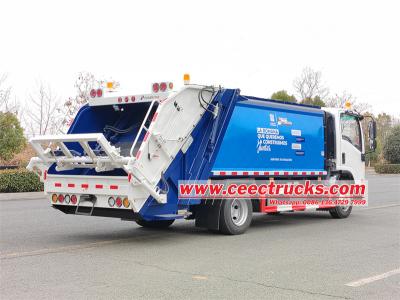 Isuzu 10 yard rear lift garbage truck