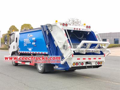 Isuzu 10 yard rear lift garbage truck