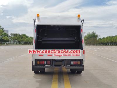 Isuzu ELF automatic rear loader garbage truck