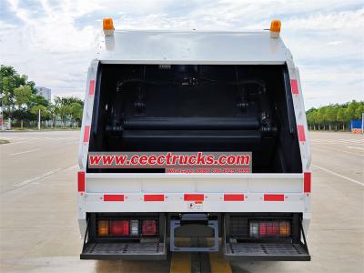 Isuzu ELF automatic rear loader garbage truck