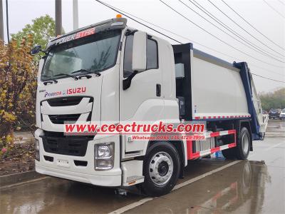 ISUZU GIGA 16CBM solid waste compactor truck