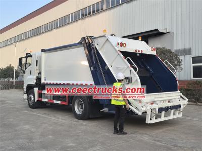 ISUZU GIGA 16CBM solid waste compactor truck