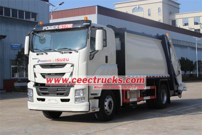 ISUZU GIGA 16CBM solid waste compactor truck