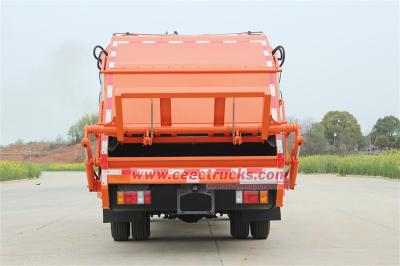 ISUZU 6CBM refuse compactor truck for sale