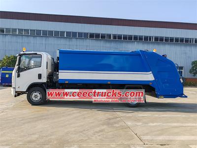 ISUZU NPR 10CBM rear loader waste collection truck